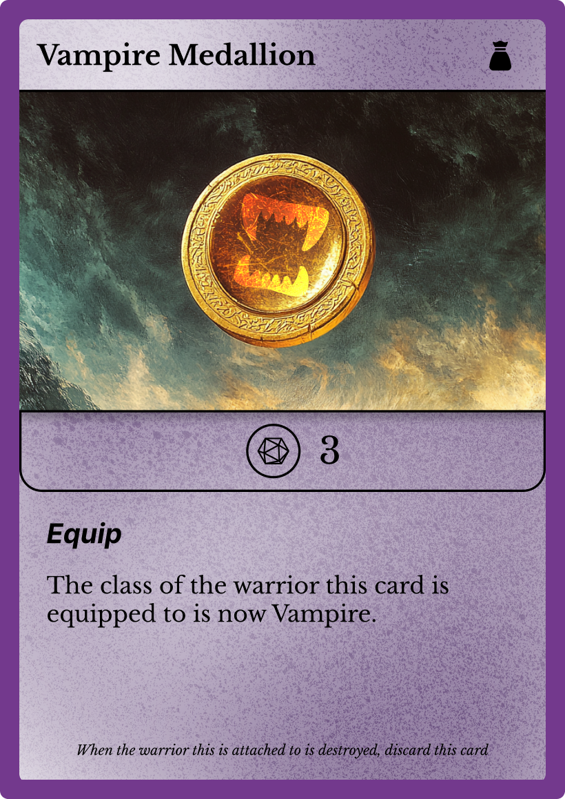 Vampire Medallion